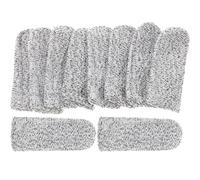 SILENRADAWN 10pcs Anti Cut Finger Cots Thumb Guards Hppe Material Comfortable to Wear One Size Fits Most for Cooking and DIY Craft Protection