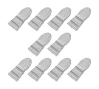 SILENRADAWN 10pcs Axe Handle Wedge Hammer Handle Wedge Steel Material Efficiency Booster Quick Installation Silver Colour for Heavy-Duty Construction Projects