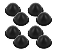 SILENRADAWN 10pcs Black 35mm Bullet-head Pp Replacement Dust Caps for Speaker Voice Coil and Subwoofer, Dust Protection and Preserving Transient Response for Home Audio System Maintenance