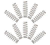 SILENRADAWN 10pcs Garden Pruner Springs Replacement for Bypass Pruning Shears, Precision Steel Patio Trimmer Spring Parts for Tree Clippers and Flower Pruners in Gardening Tools