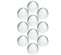 SILENRADAWN 10pcs Glass Beads Vase Fillers Small round Glass Pearls Multi-functional Use Elegant Decorative for Floral Displays and Marble Game