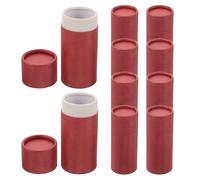 SILENRADAWN 10pcs Paper Canister Storage Boxes for Essential Bottles and Foods, 50ml Cylinder Shape with Reliable Paper Material, Preserve Flavor and Aroma, Suitable for Kitchen and Pantry