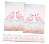 SILENRADAWN 10pcs Vintage Decorative Writing Paper Thick Smooth Letter Paper for Crafting Invitations and Personal Letters Classic Elegant Stationery for Emotional Expression and Creative DIY