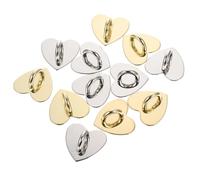 SILENRADAWN 12pcs Heart Shaped Metal Mobile Phone Buckles DIY Phone Case Accessories Self-adhesive Practical Sturdy for Customised Decorations