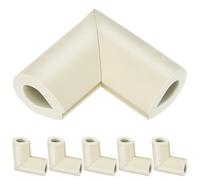 SILENRADAWN 12pcs U-shaped Foam Corner Protectors for Furniture and Photo Frames, Multi-functional Collision Prevention Bumpers, White Foam Edge Guards for Moving and Transporting