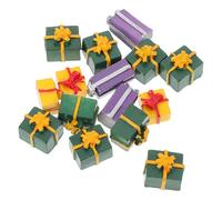 SILENRADAWN 15pcs DIY Ornaments Mobile Ornaments for Kinds of People Plastic Material with Luster and Convenient to Make Small Accessories Traditional Festive Design in Red Purple Assorted style