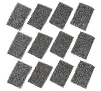 SILENRADAWN 16pcs Makeup Stipple Sponge Black Pu Special Effects Creating Stubble Producing Dark Spots for Halloween Party Cosplay