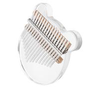 SILENRADAWN 17-note Kalimba Piano Acrylic Thumb Piano Musical Instrument with Eq Connection Solid Acrylic Keys Integrated Molding Smooth Surface for Beginners and Music Fans