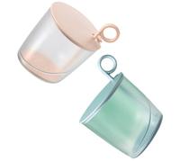 SILENRADAWN 2 Pcs Face Washing Foam Maker Lightweight Portable Abs Facial Bubble Cups for Home and Travel Use, Manual Whipped Cleanser Foam Maker for Gentle Skin Cleansing