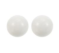 SILENRADAWN 2 Sets of Marble Massage Rolling Balls for Hand Exercise and Muscle Relaxation, White Round Hand Rolling Balls to Stimulate Muscles and Tension