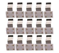 SILENRADAWN 20pcs Silver Iron Tablecloth Clips for Tables, Heavy Duty Wind-proof Table Cloth Holders, Easy to Install Metal Clips for Kitchen, Dining, Outdoor and Indoor Use