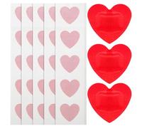 SILENRADAWN 20pcs Valentine Bandage Heart Shaped Plasters Breathable Pe Material Resistant to Dirt Promotes Faster Skin Healing Suitable for Handwashing and Adults
