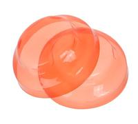 SILENRADAWN 2pcs Detector Protective Cover Reusable Cover Detector Hood Fire Alarm Guard Tool-free Installation Abs Material Minimalist Style for Normal Household Activities