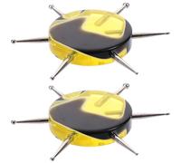 SILENRADAWN 2pcs Dotting for Nails round Acrylic and Metal Shaping Carving Manicure Painting Assorted Color DIY Work and Clay Crafts Producing Process