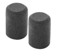 SILENRADAWN 2pcs Gray Flocked Foam Microphone Windscreen Covers, Microphone Protective Sponge Filters Compatible with Fifine K688, Noise-reducing Pop Filter for Studio and Podcast Use