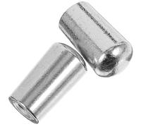 SILENRADAWN 2pcs Guitar Toggle Switch Knob Caps for Electric Guitar Metal Silver 4mm Replacement Parts Anti-slip Feature