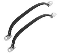 SILENRADAWN 2pcs Heavy Duty Car Battery Carrier Straps PVC Steel Construction Portable Battery Lifting Tool for Automotive Truck Rv Transport
