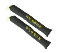 SILENRADAWN 2pcs Large Capacity Canvas Flood Bags Empty Sandbags for Storage and Flood Defence, Strong and Sturdy Green Sand Bags to Stop Water from Coming under Door