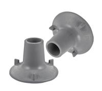 SILENRADAWN 2pcs Large Rubber Suction Cup Feet Pads for Shower Chair Replacement, Non-Slip Bath Chair Rubber Feet Tips for Elderly Bathroom Safety and Toilet Frame Legs