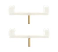 SILENRADAWN 2pcs Latex Violin Shoulder Pads Adjustable Length and Position Ergonomic Design with Shoulder Screw Beautiful Appearance Simple and Generous Style for Violin Accessories