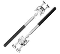 SILENRADAWN 2pcs Manual Back Scratchers Stainless Steel Scratcher Claw Portable Itch Reliever Will Not Hurt Your Back Gift for Family and Friends for Pregnant Women and Parents