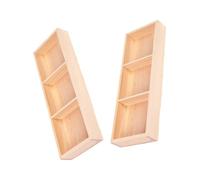 SILENRADAWN 2pcs Meat Pallet Wooden Box for Flowerpot Box Flowerpot Tray Storage for Home Balcony Decoration Made of Material for Garden Use