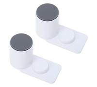 SILENRADAWN 2pcs Safety Door Stoppers with Free Revolving 360° Design, No Drill Installation Abs and Rubber Finger Pinch Guards for Home Door Protection