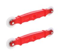 SILENRADAWN 2pcs Screen Door Roller Tool Double-Headed Nylon Window Screen Repair Kit with Two Different Wheels for Home Use Efficient Spline Repair and Multiple Installation Methods