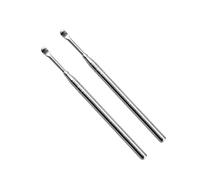 SILENRADAWN 2pcs Stainless Steel Ear Wax Remover Ear Cleaning Tool Rust Free and Easy to Clean for Clinics and Hospitals
