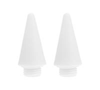 SILENRADAWN 2pcs White Replacement Stylus Nibs for Touch Screen Pens, Abs Material with Replaceable Fiber Tips, Suitable for Note Taking and Drawing on Tablets