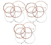 SILENRADAWN 3 Sets of Stainless Steel Guitar Strings Kit for Acoustic Guitar Replacement, Easy Installation, High Stability, Suitable for Classical and Folk Music Performers
