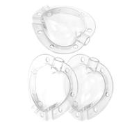SILENRADAWN 3Pcs Heart Shape Tomato and Strawberry Moulds Reusable Plastic Vegetable Shaping Tool for Garden Planting and Harvesting