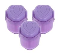 SILENRADAWN 3pcs Portable Foundation Brush with Cover Multipurpose Sunscreen Applicator for Face and Body Cream Coverage Makeup Tool for Blending Buffing and Tanning Hygiene Travel Brush