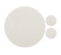 SILENRADAWN 3pcs Sublimation Blanks Coaster Heat Transfer Coaster 4.21 Inch round Ceramic Wood Material Easy to Clean Protecting Surfaces Car Office Use