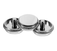 SILENRADAWN 3pcs Trumpet Finger Buttons Valve Caps Made of Sturdy Zinc Alloy for Easy Replacement and Lasting Performance White Trumpet Accessories