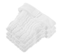 SILENRADAWN 3pcs White Newborn Cloth Diapers Soft and Comfortable Cotton Diapers for Boys and Washable and Reusable for Outdoor and Travel Use