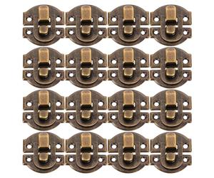SILENRADAWN 40pcs Vintage Style Small Metal Latches Hardware for Boxes with Easy Installation and Secure Locking, for Crafting Custom Treasure Chests and Practical Storage Solutions