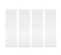 SILENRADAWN 4pcs Acrylic Shoe Rack Set Sturdy and Convenient Sneaker Display Stand with Appearance for Retail Store Or Home Organisation