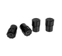 SILENRADAWN 4pcs Black Plastic Sax Plastic Plug for Alto Saxophone Protection Sturdy and Lightweight Alto Saxophone Part Suitable for Musicians