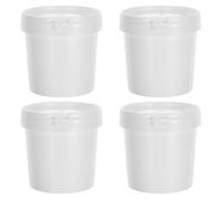 SILENRADAWN 500Ml Paint Buckets with Lids Small Plastic Containers for Leftover Chemical and Engine Oil Storage Sturdy Buckets for Industrial and Outdoor Use