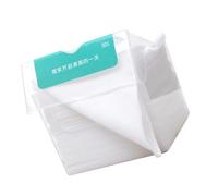 SILENRADAWN 50pcs Cotton Facial Towels Disposable Thickened Face Cloths for Wet and Dry Use, Great Water Absorption, for Outdoor on The Boat Use, Soft and Portable White Facial Tissue