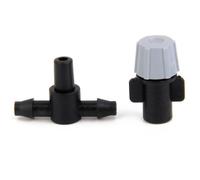 SILENRADAWN 50pcs Grey Atomizing Nozzles for Garden Hose with Plastic Material, 7-9l/h Capacity, for Long Time Use and Fertilization in Lawn and Garden Watering