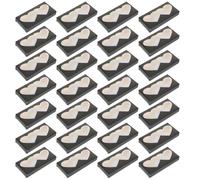 SILENRADAWN 50pcs Heart-shaped False Eyelash Packaging Box Made of Paper, Keeps False Eyelashes Tidy and Prevents Crushing, for Daily Life and Outdoors Lash Storage