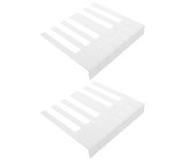 SILENRADAWN 52Pcs Piano Keyboard Repairing Gadgets Professional Piano Keytops Instrument Supplies for Home and Musician Use