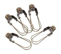 SILENRADAWN 5pcs Lamp Shade Holder Clips for Bulb Iron Lamp Shade Adapter with Quick Installation and Easy Maintenance Needs and Decorative Setting