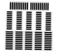 SILENRADAWN 60pcs Phone Speaker Protector Stickers Protective Mesh Cover Polyester Easy to Paste Black Dustproof for Mobile Phone Speaker Maintenance
