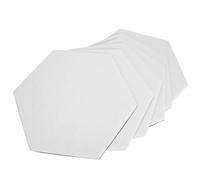 SILENRADAWN 6pcs Polyester Fiber Soundproofing Panel Sound-absorbing Panels with Moderate Sound Insulation Self-adhesive Acoustic Absorption for Auditorium and Home Recording