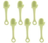 SILENRADAWN 6pcs Silicone Facial Cleansing Brush Set for Deep Pore Cleaning and Blackhead Removal, Lightweight Exfoliator Brush for Face, for Travel and Gym Bags
