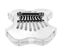 SILENRADAWN 8 Key Mini Kalimba Thumb Piano Acrylic Steel 8 Tone Range Portable Easy to Carry Accessible for Beginners for Music Beginner Students and Adults