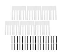 SILENRADAWN 88Pcs Piano Keytops Repair Kit for Acoustic and Digital Pianos Matte Black and White Key Covers 5.2Cm for Home Use